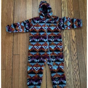 Columbia fleece snowsuit, size 12-18 months